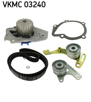 SKF SKFVKMC03240 Vezérlés készlet, fogasszíj szett (szíj+görgők+vízpumpa)